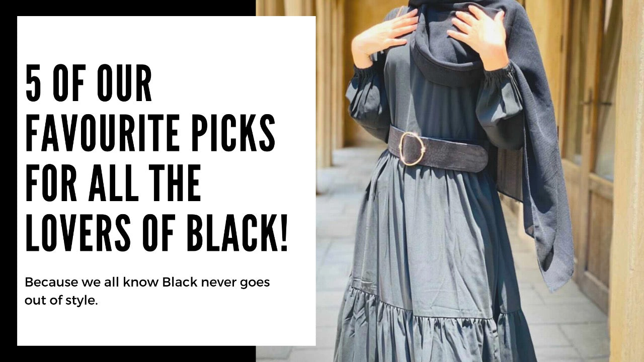 5 of our favourite picks for all the lovers of Black!