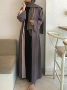 VANESSA REVERSIBLE ABAYA | PINK + MAUVE - Modest Essentials