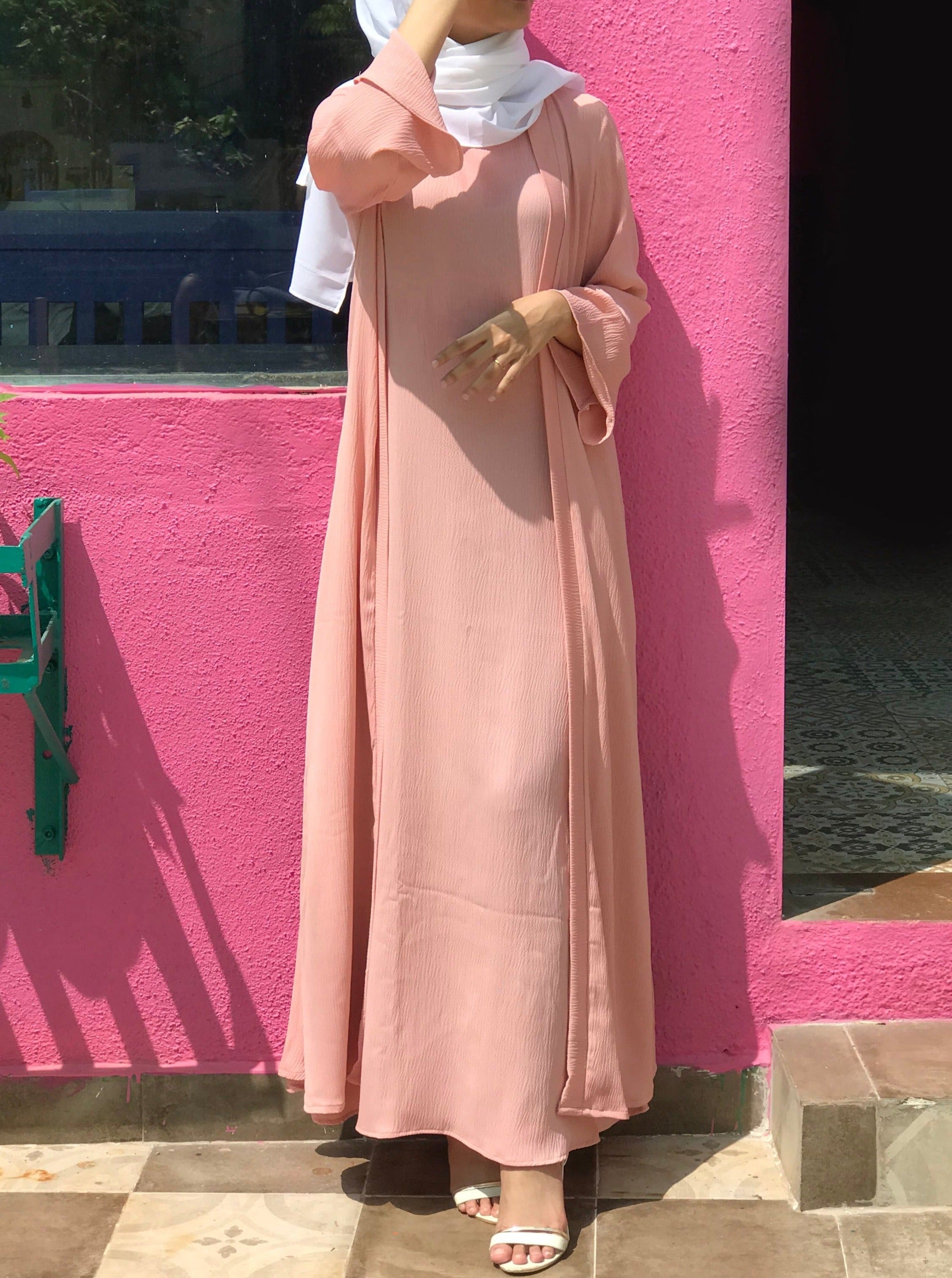 PETAL TWO-PIECE ABAYA - Modest Essentials